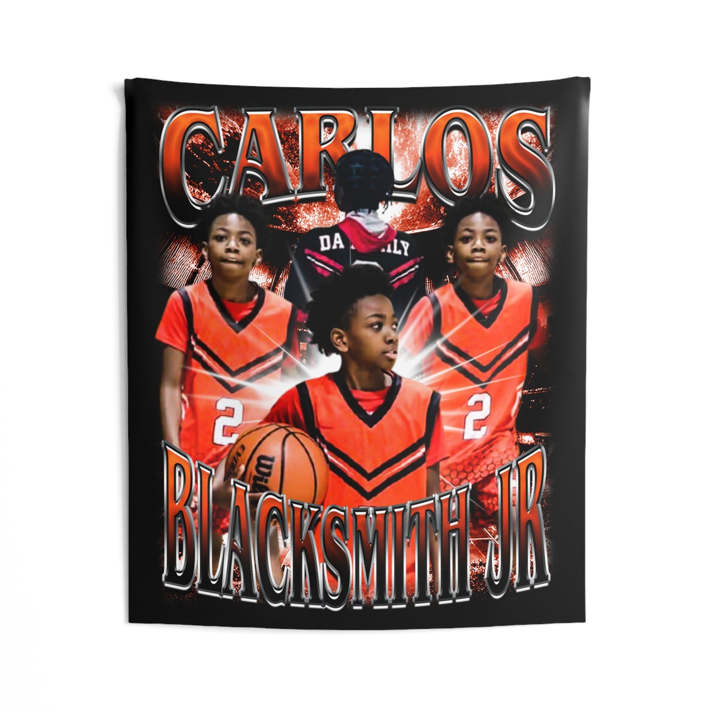 Carlos Blacksmith Jr Tapestry 50” x 60”