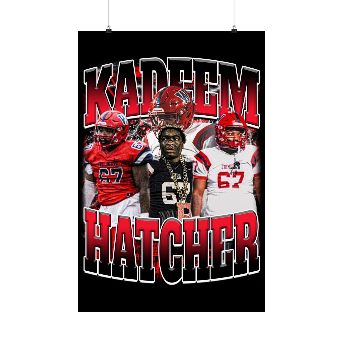 Kadeem Hatcher Poster 24" x 36"