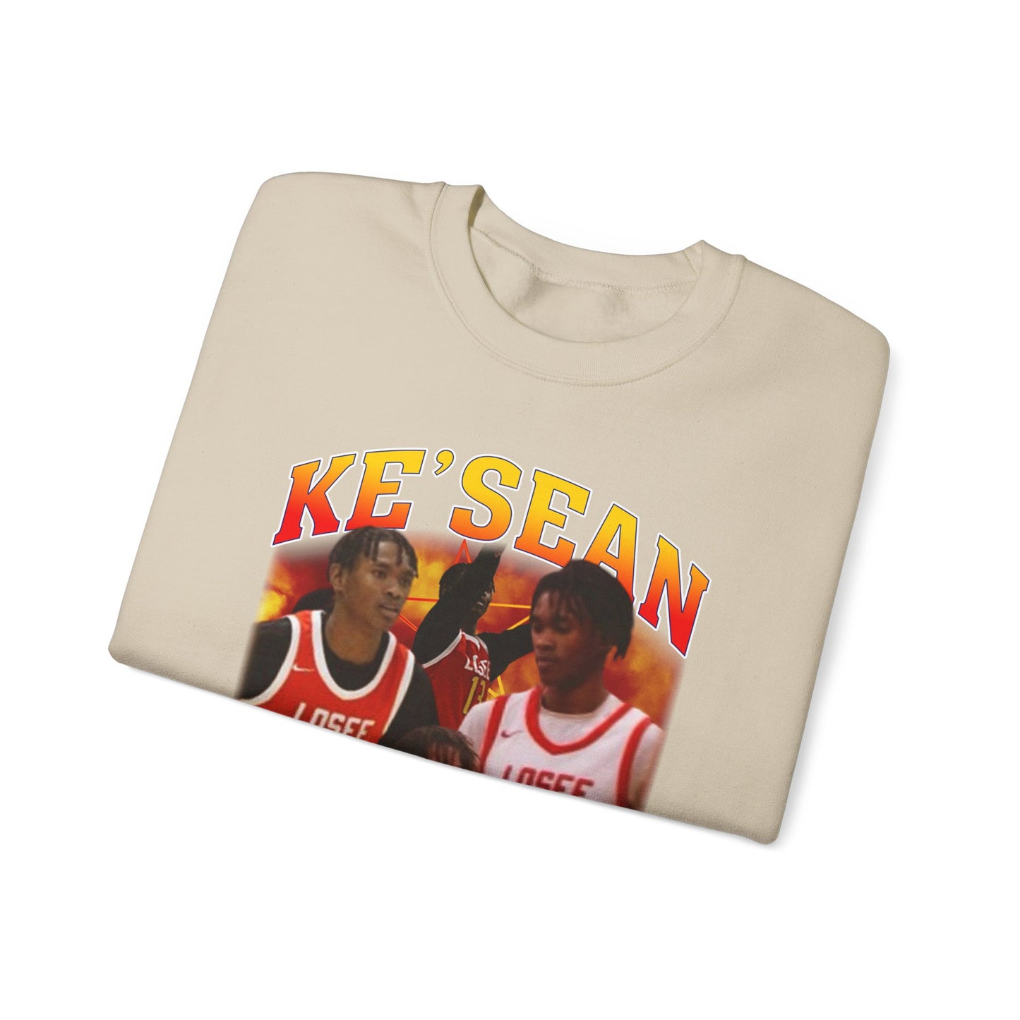 Ke'sean White Crewneck Sweatshirt