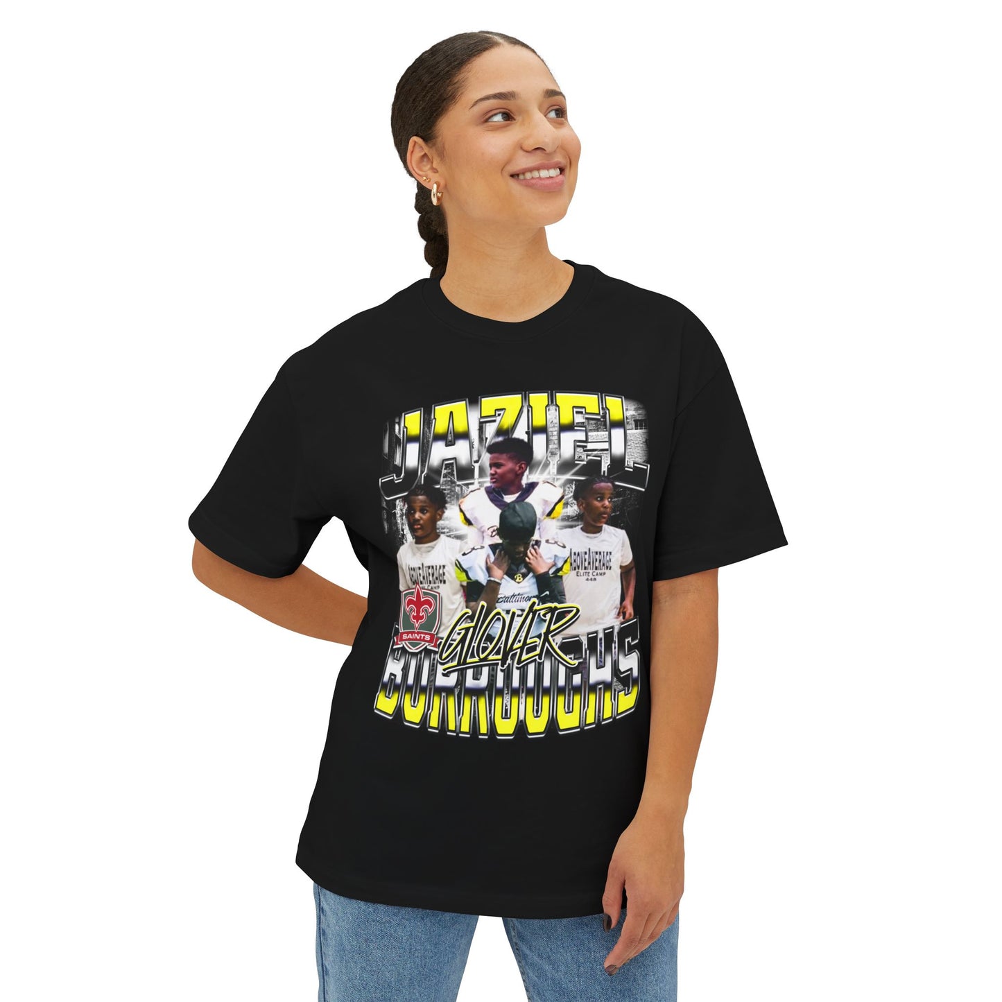 Jaziel Burroughs Oversized Vintage Tee