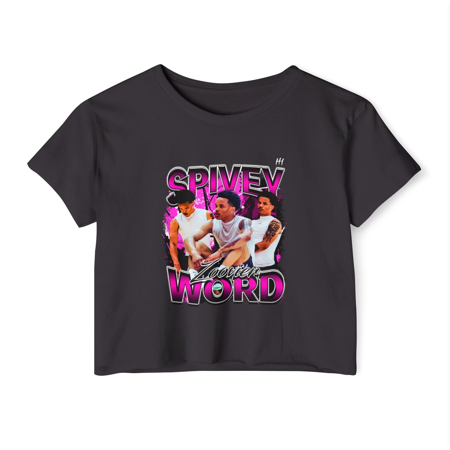 Spivey Word Crop Top