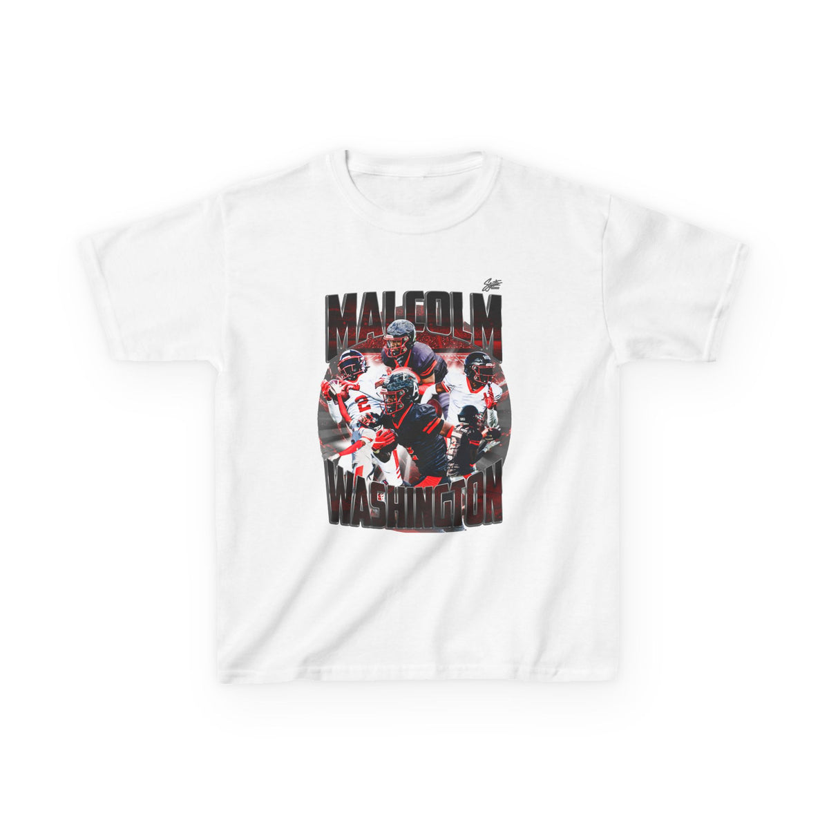 Malcolm Washington Youth Heavy Cotton Tee