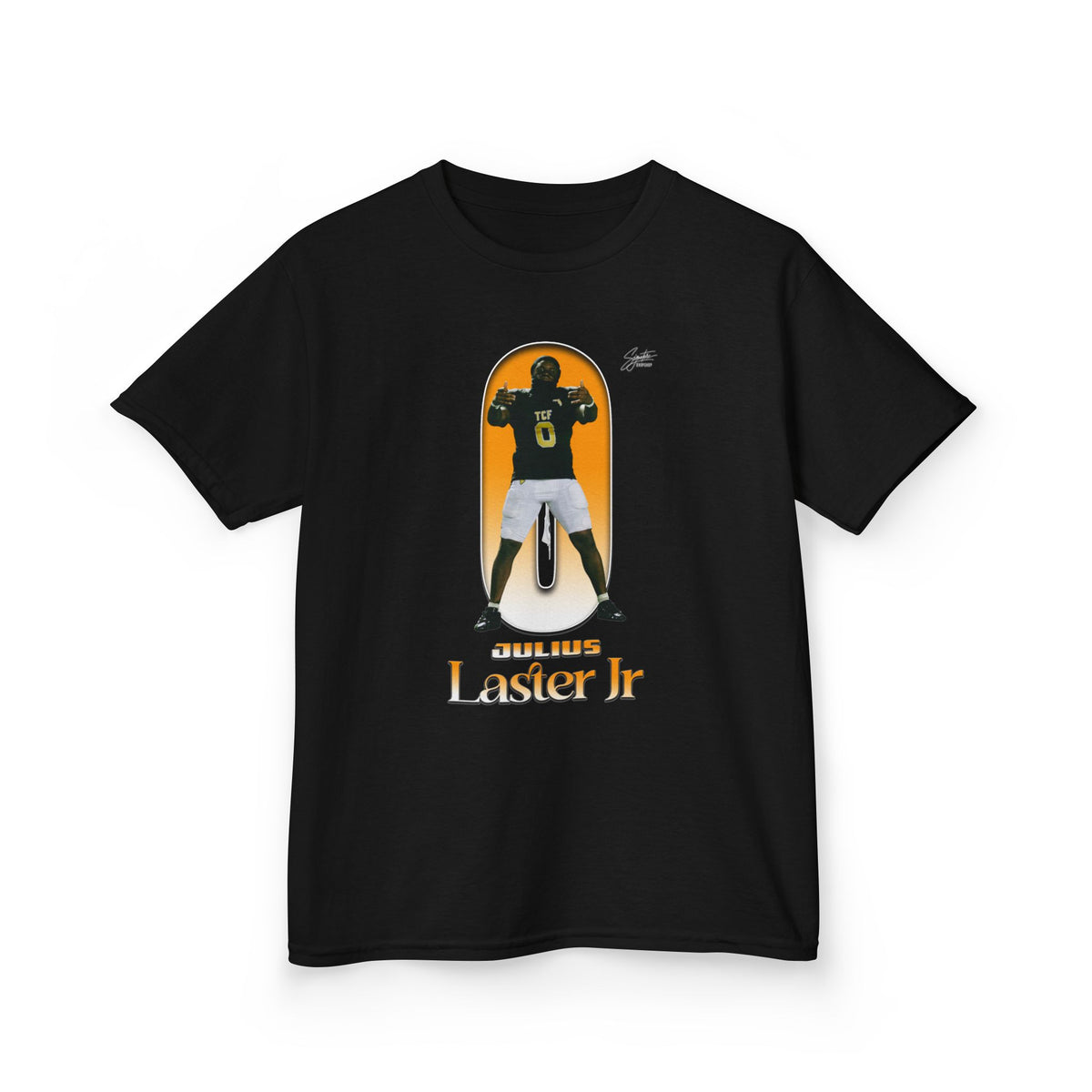 Julius Laster Jr Youth Heavy Cotton Tee