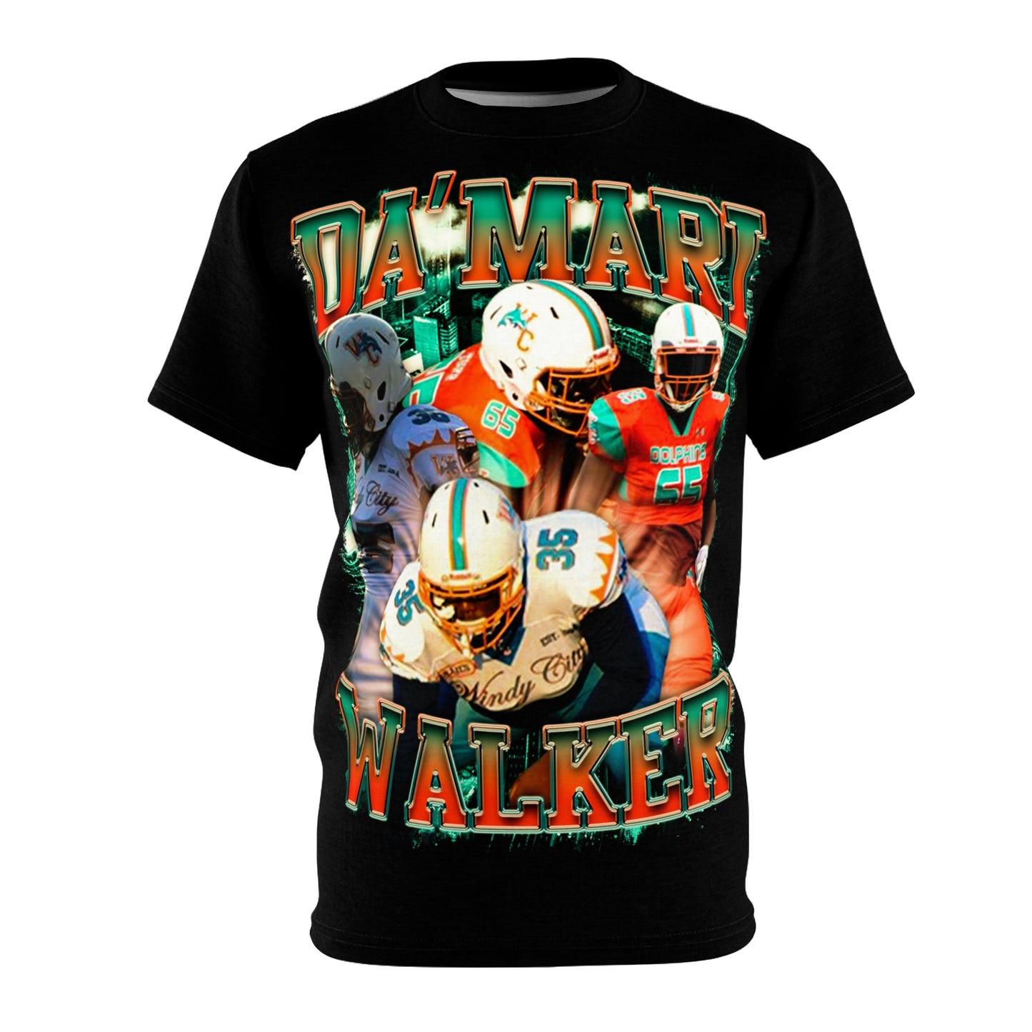 Da'mari Walker Vintage Full Print Tee