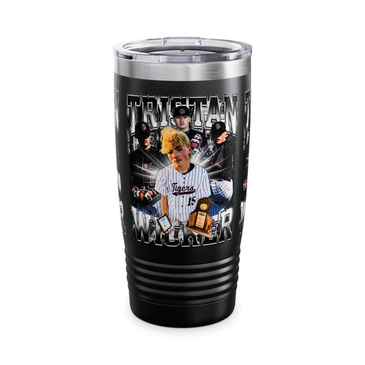 Tristan Wicker Stainless Steal Tumbler