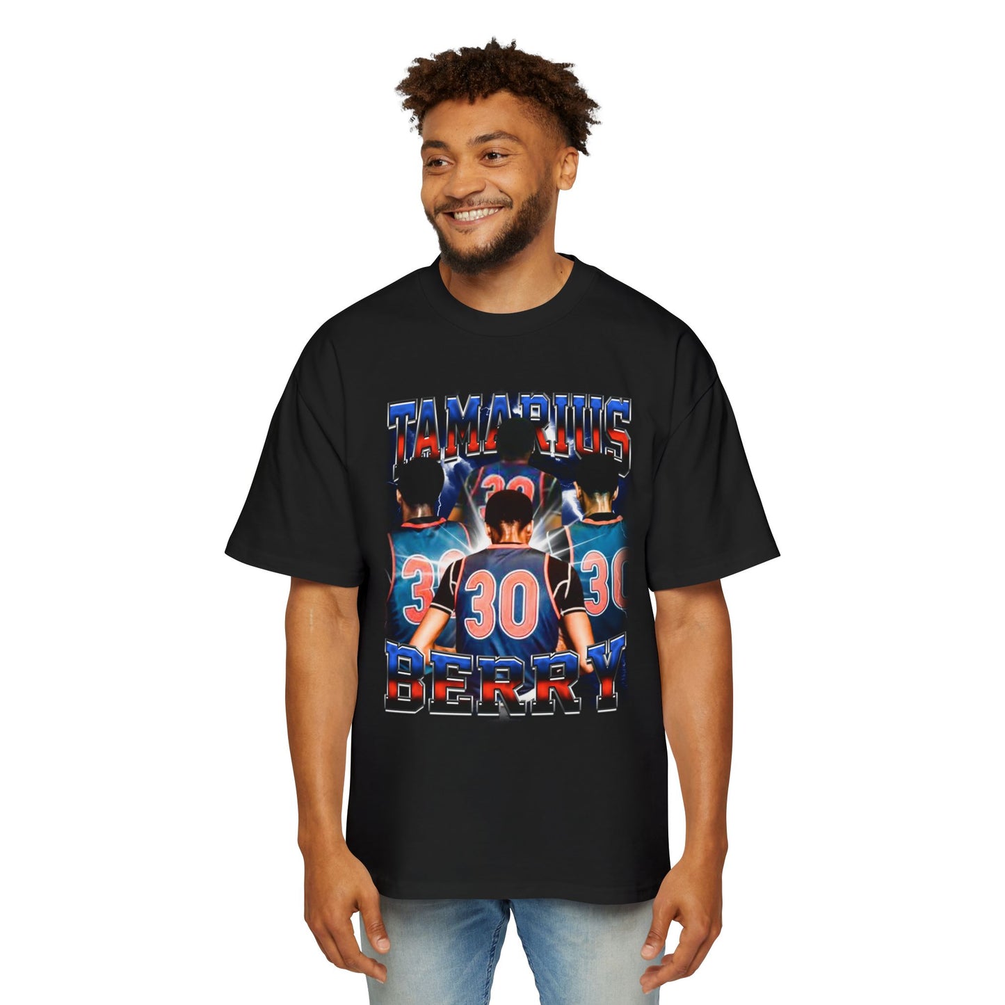 Tamarius Berry Oversized Retro Tee