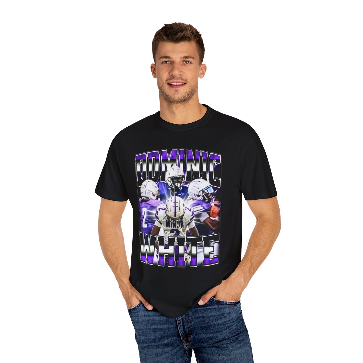Dominic White Heavy Cotton Tee