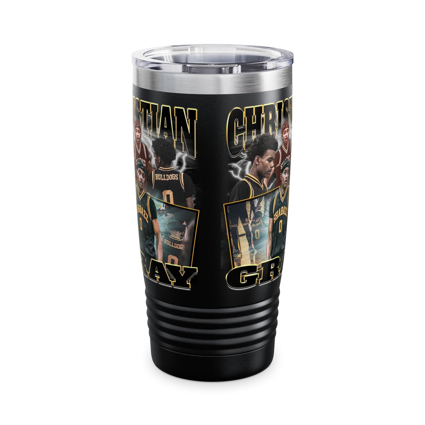 Christian Gray Stainless Steel Tumbler