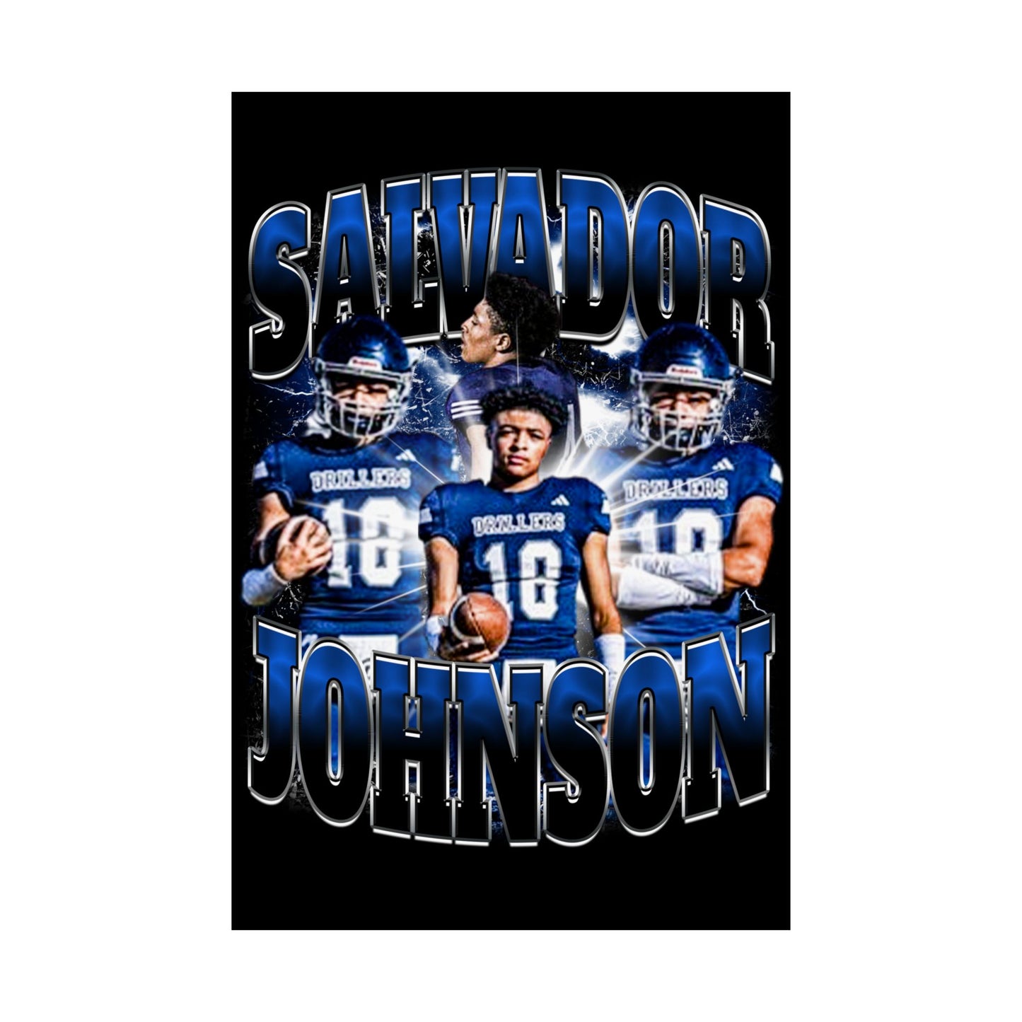 Salvador Johnson Poster 24" x 36"