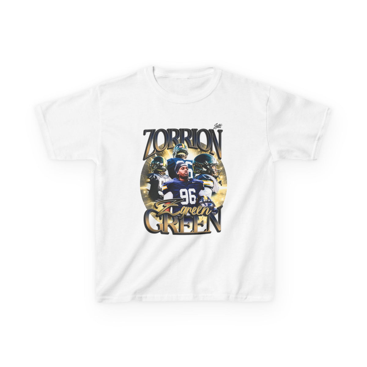 Zorrion Green Youth Heavy Cotton Tee