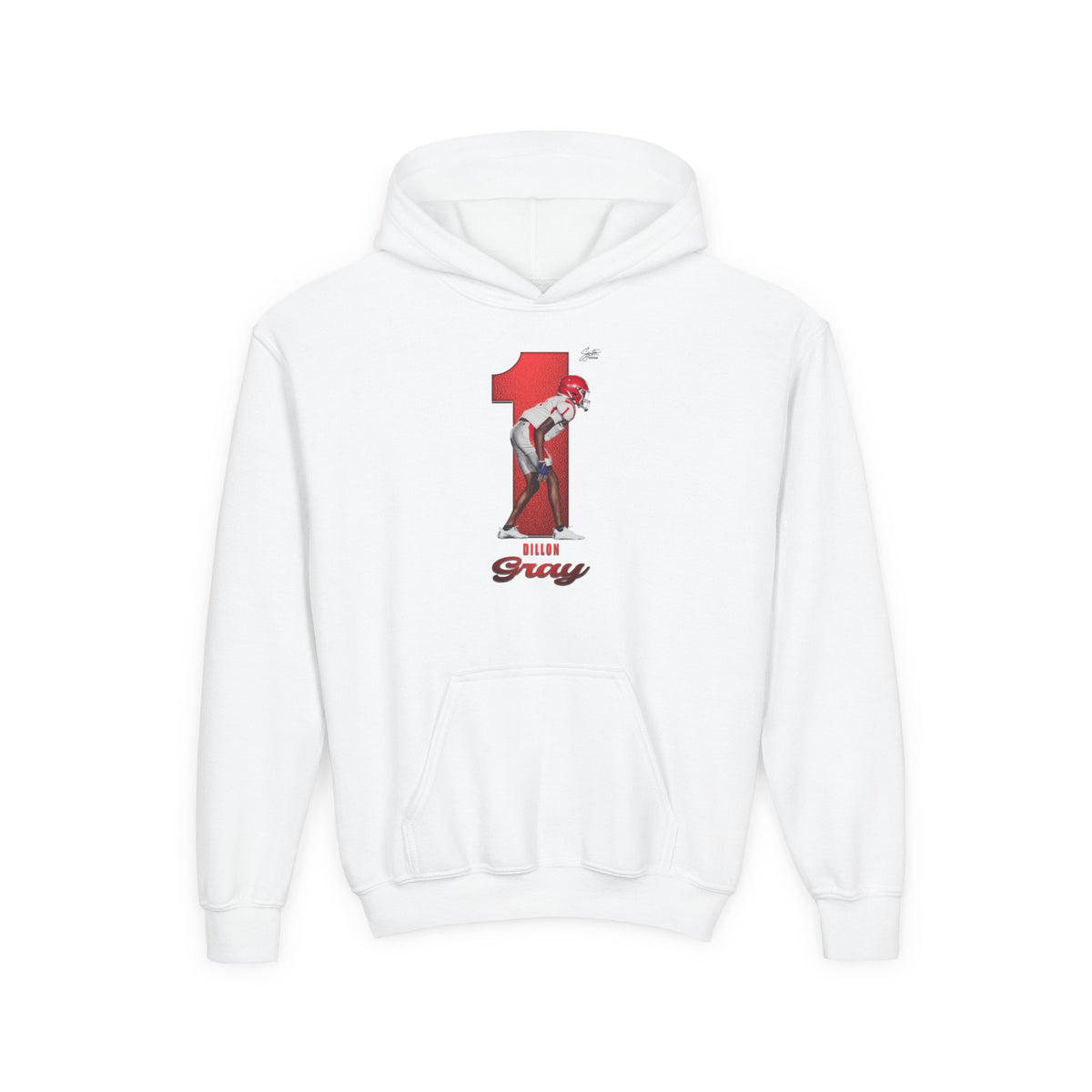 Dillon Gray Youth Hoodie