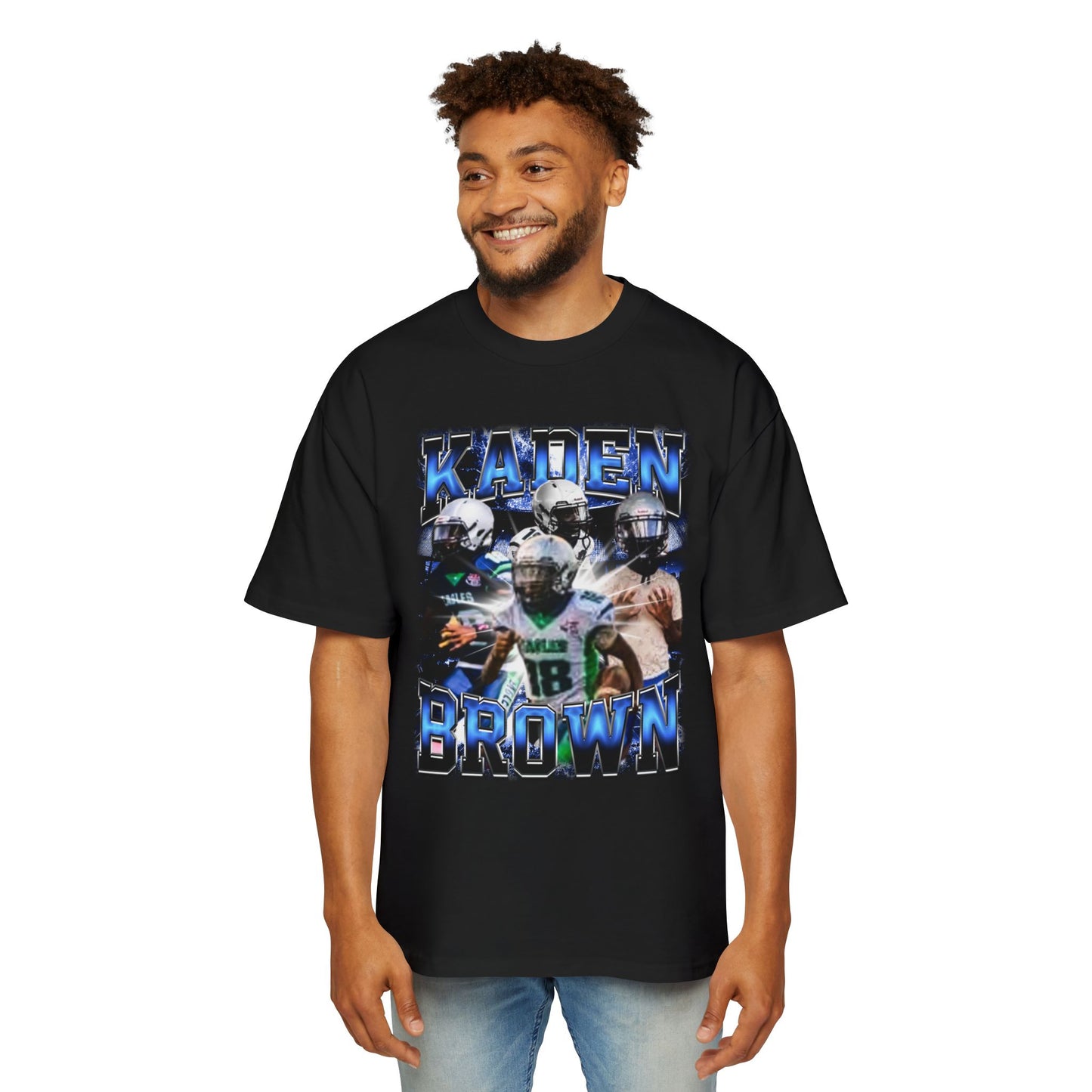 Kaden Brown Oversized Retro Tee