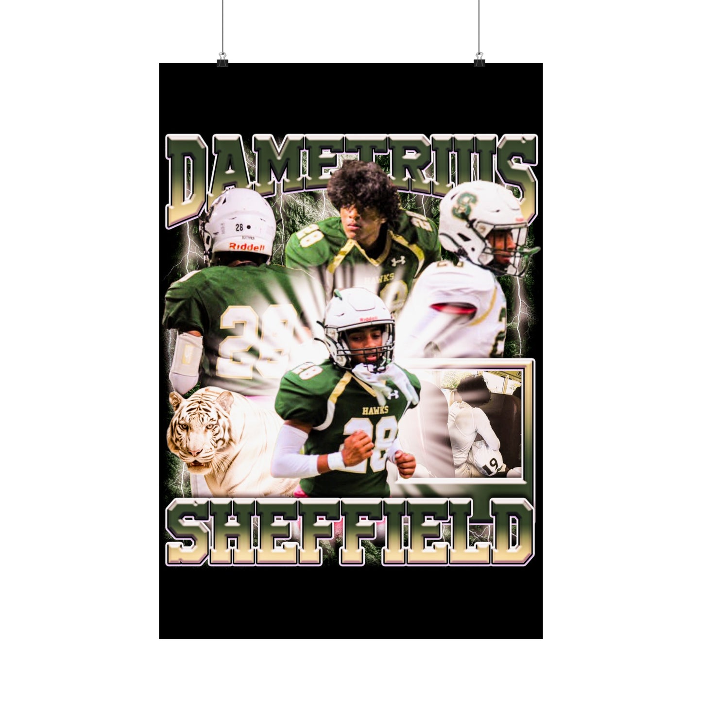 Demetrius Sheffield Poster 24" x 36"