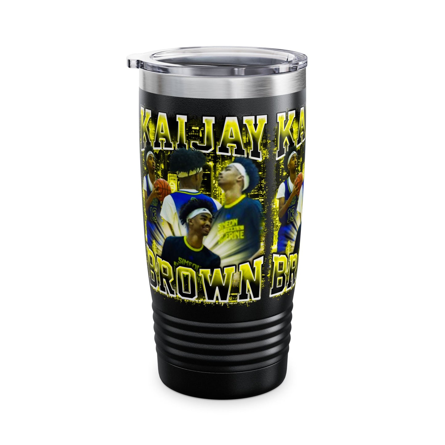 Kaijay Brown Stainless Steel Tumbler