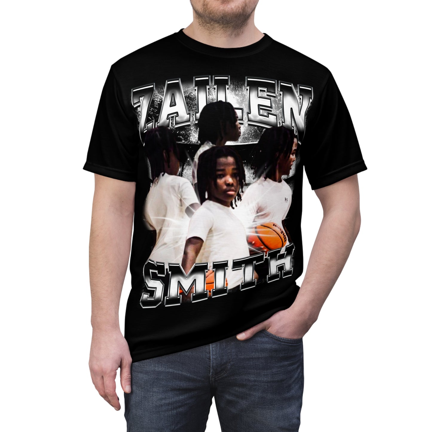 Zailen Smith Vintage Full Print Tee