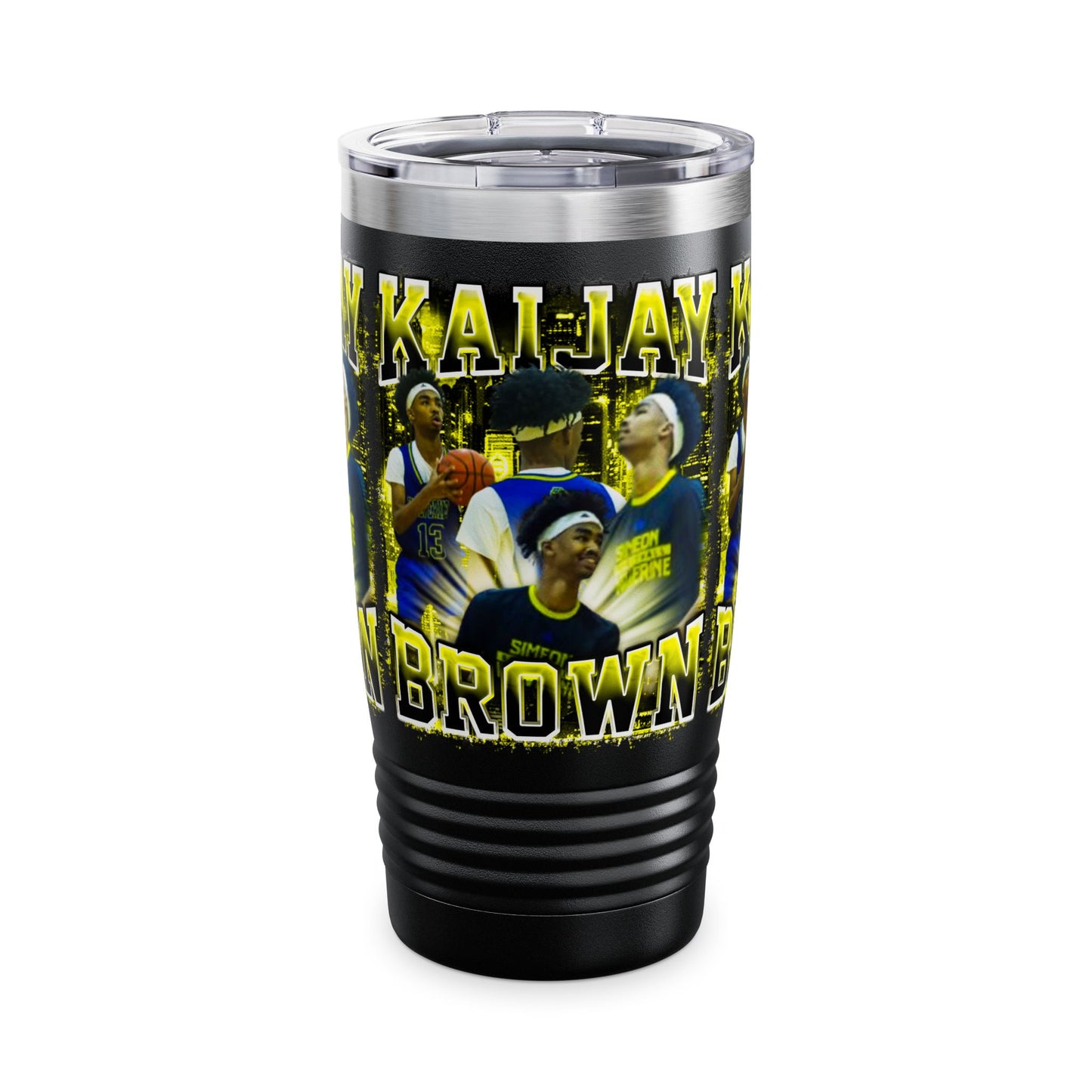 Kaijay Brown Stainless Steel Tumbler