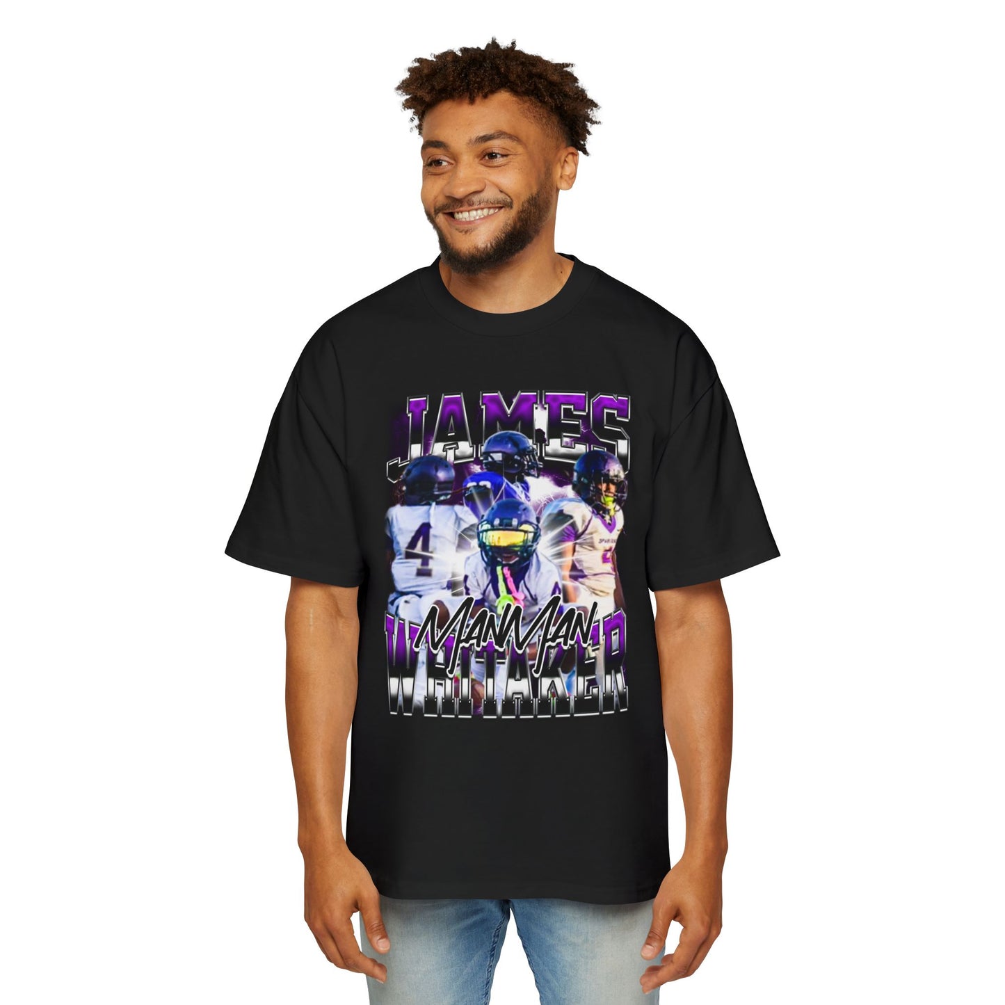 James Whitaker Oversized Retro Tee
