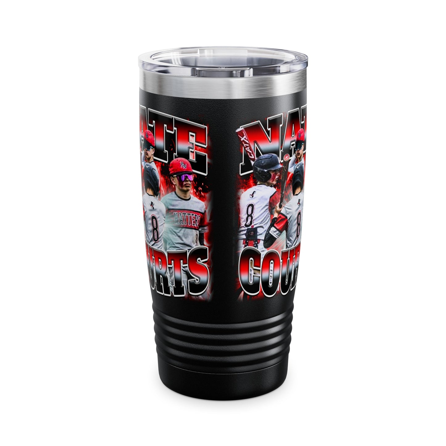 Nate Courts Stainless Steal Tumbler