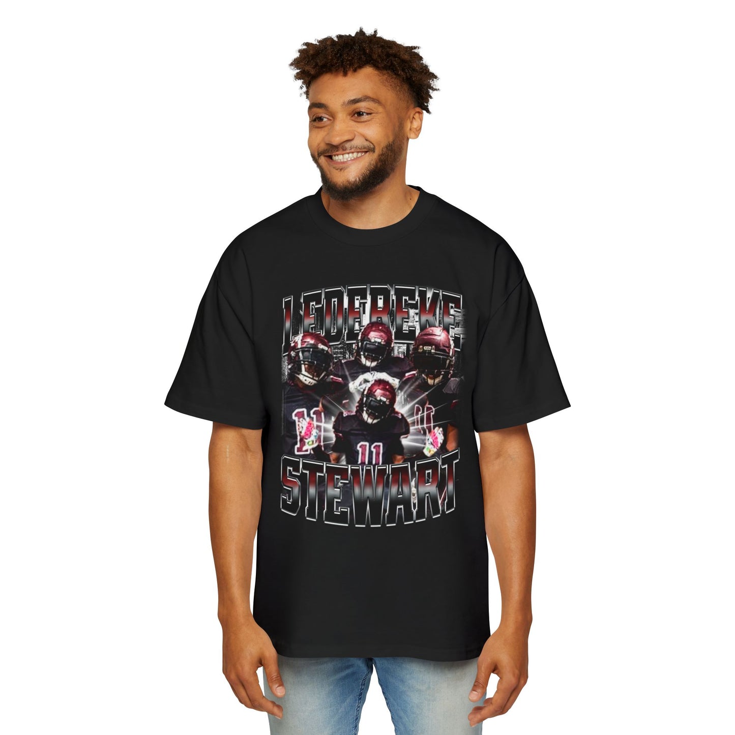Ledereke Stewart Oversized Tee