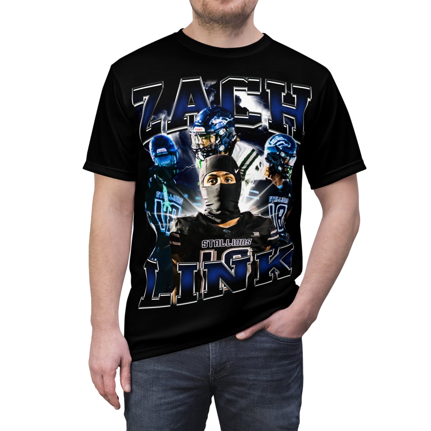 Zach Link Vintage Full Print Tee