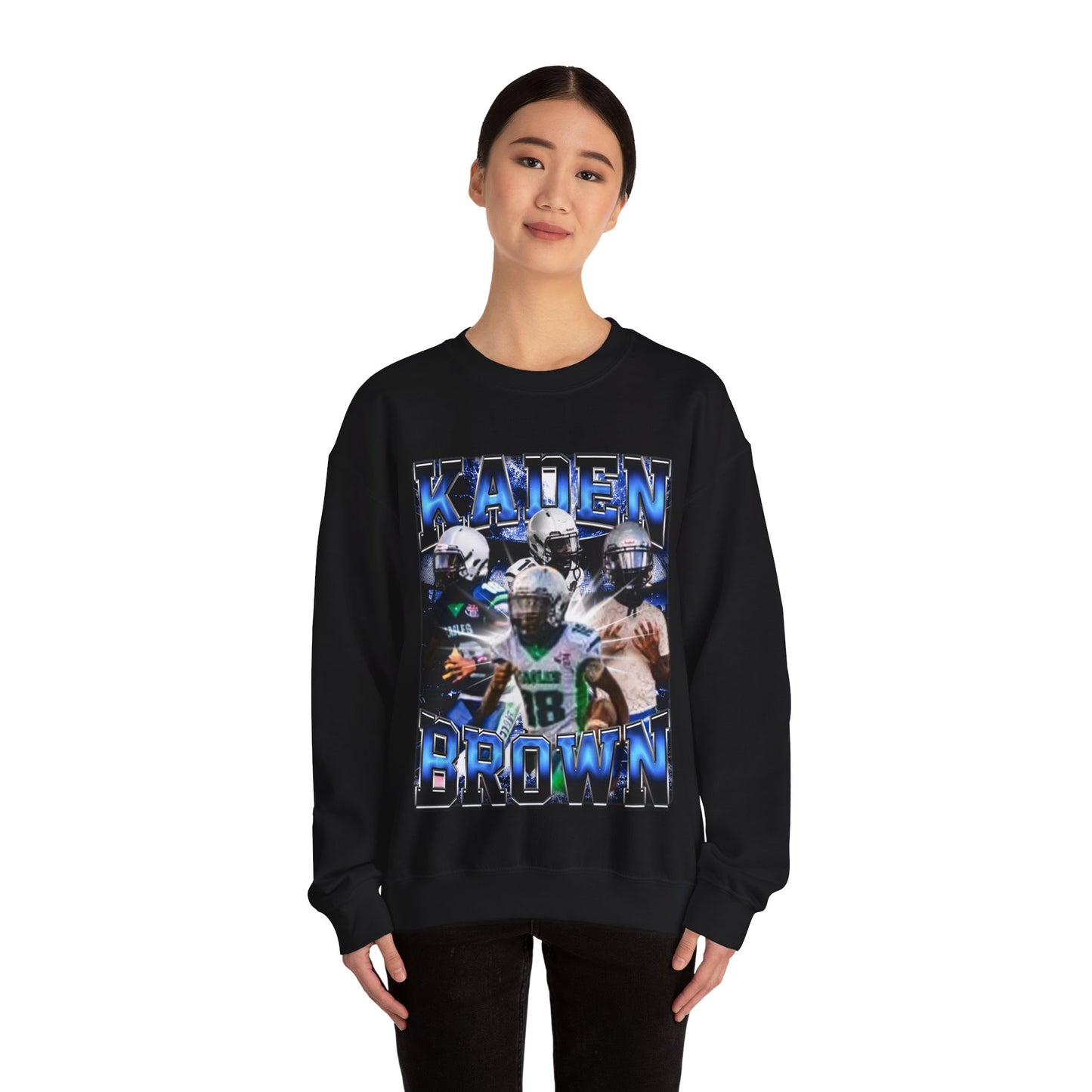 Kaden Brown Crewneck Sweatshirt