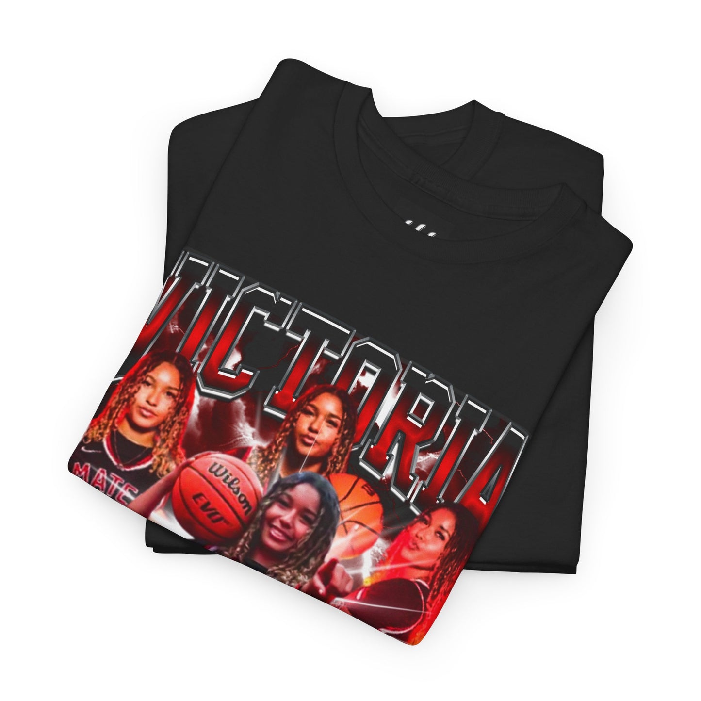 Victoria White-Rubio Heavy Cotton Tee