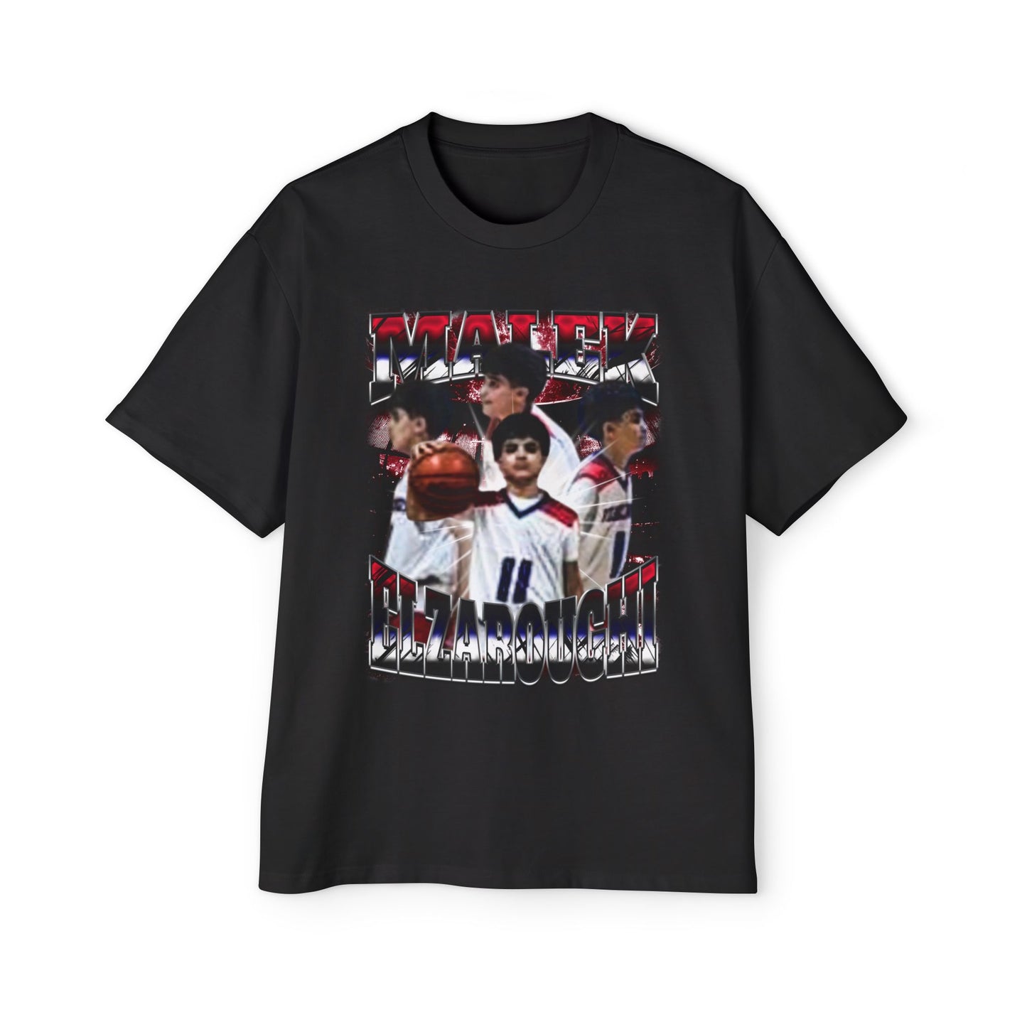 Malek Elzaroughi Oversized Retro Tee