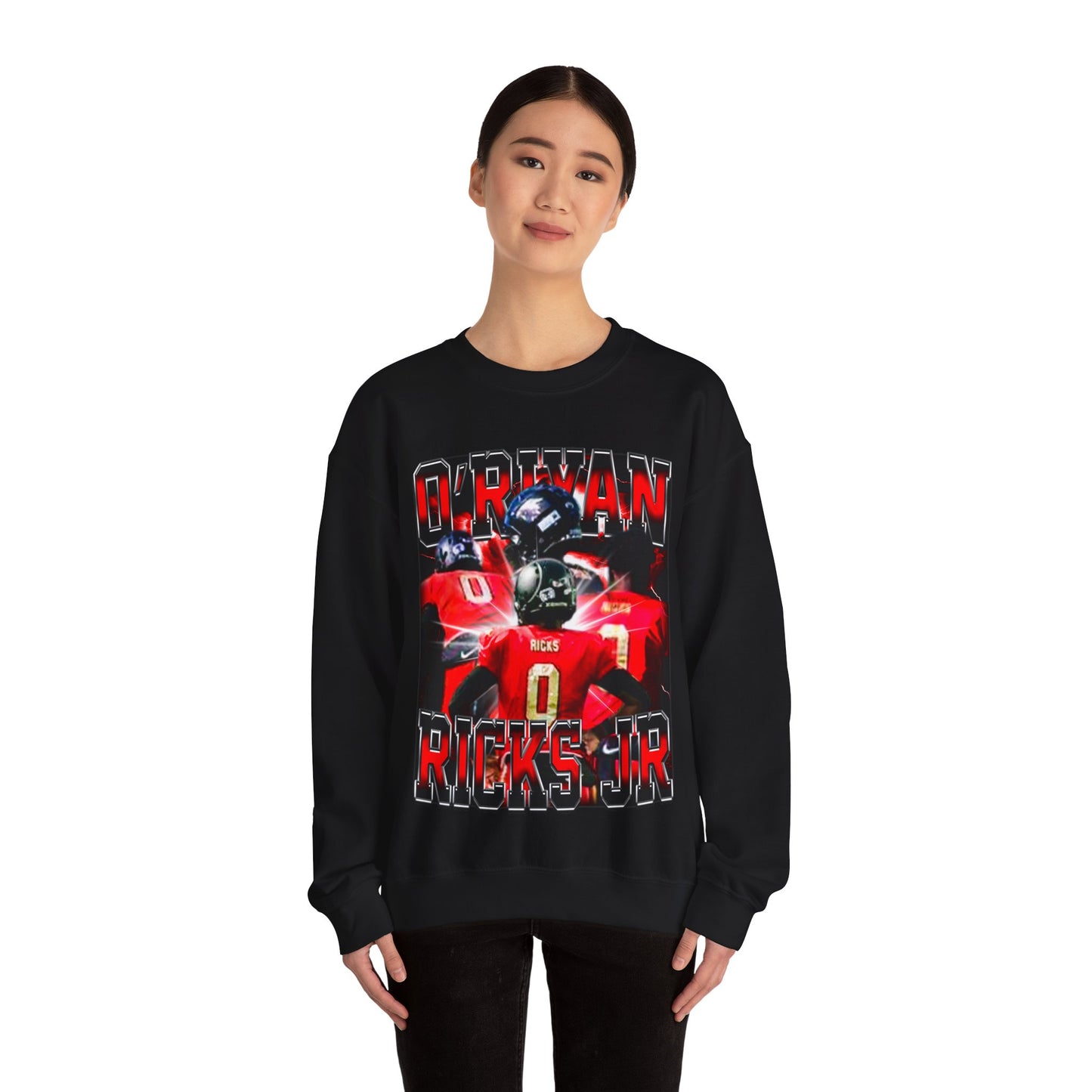 O'riyan Ricks Jr Crewneck Sweatshirt