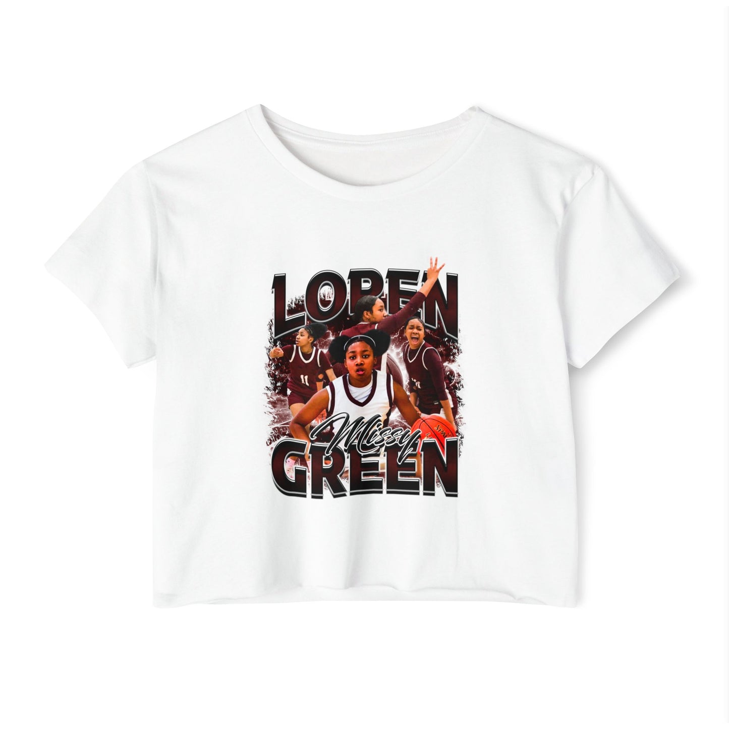 Loren Green Crop Top