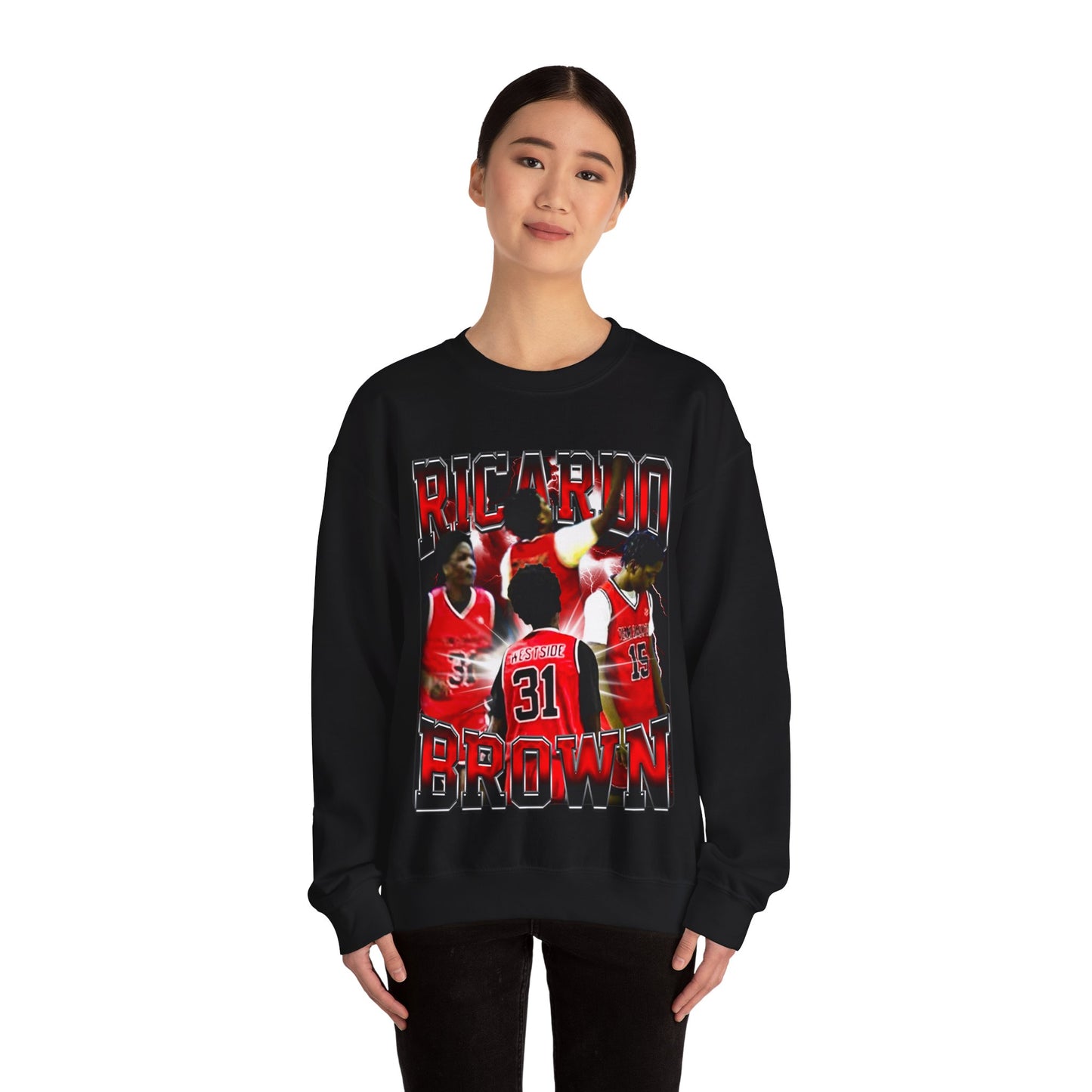 Ricardo Brown Crewneck Sweatshirt