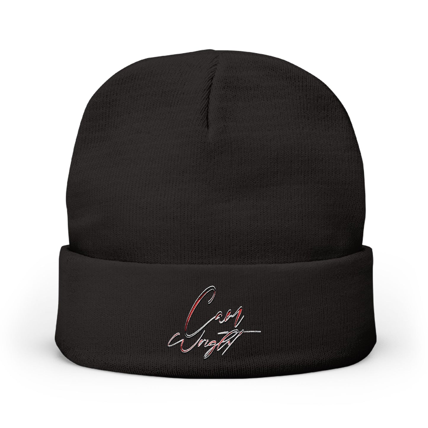 Cam Wright Knit Beanie (Embroidery)