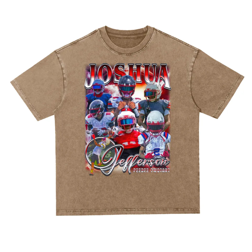 Joshua Jefferson Oversized Acid wash T-shirt