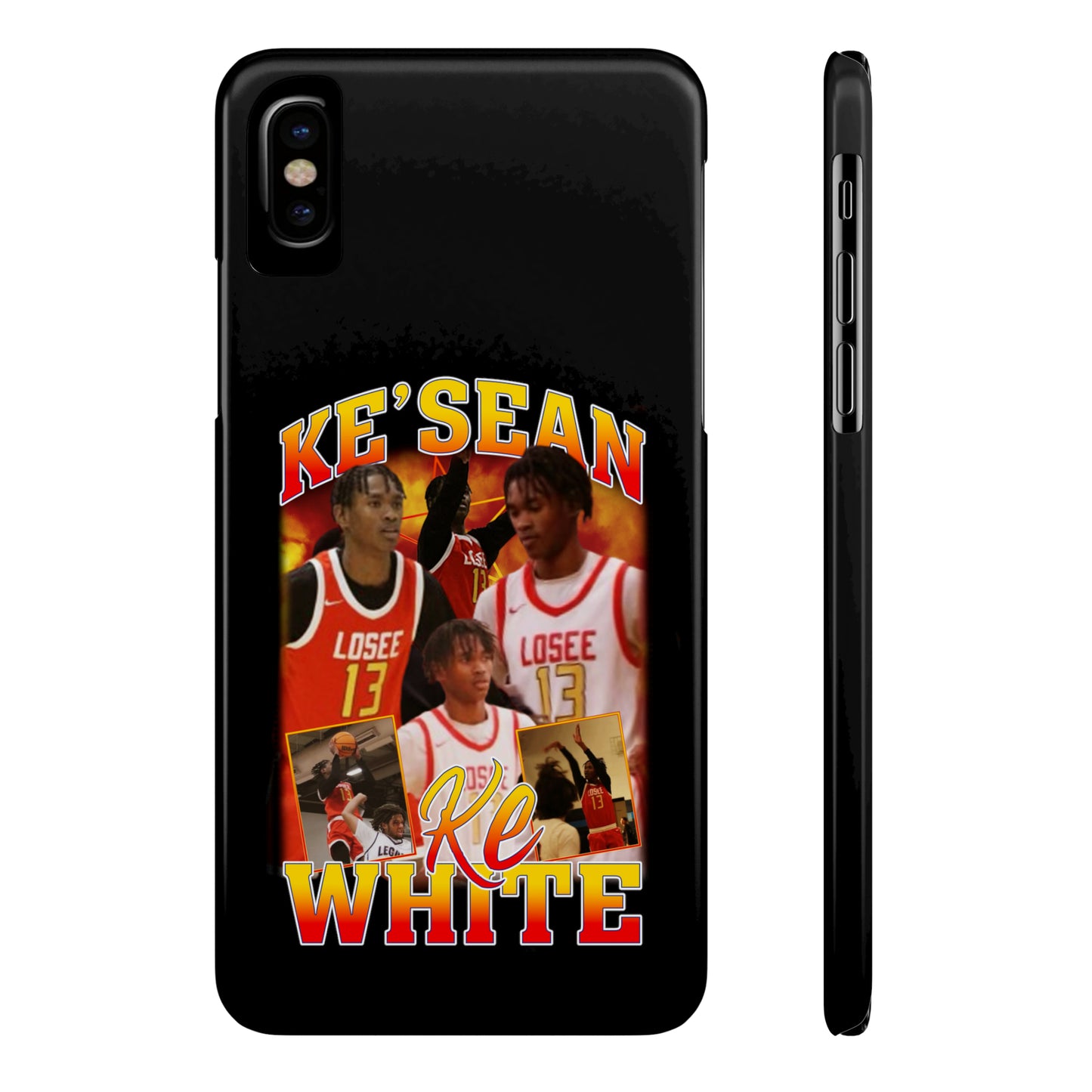 Ke'sean White Phone Case