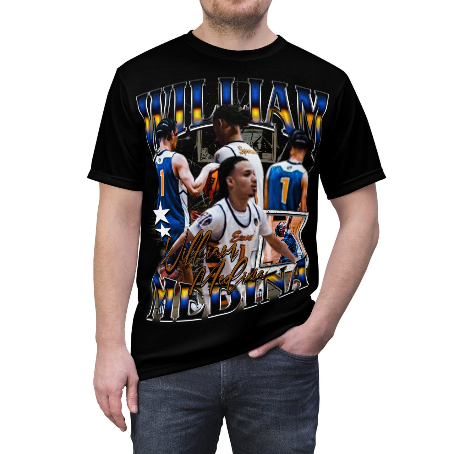 William Medina Vintage Full Print Tee