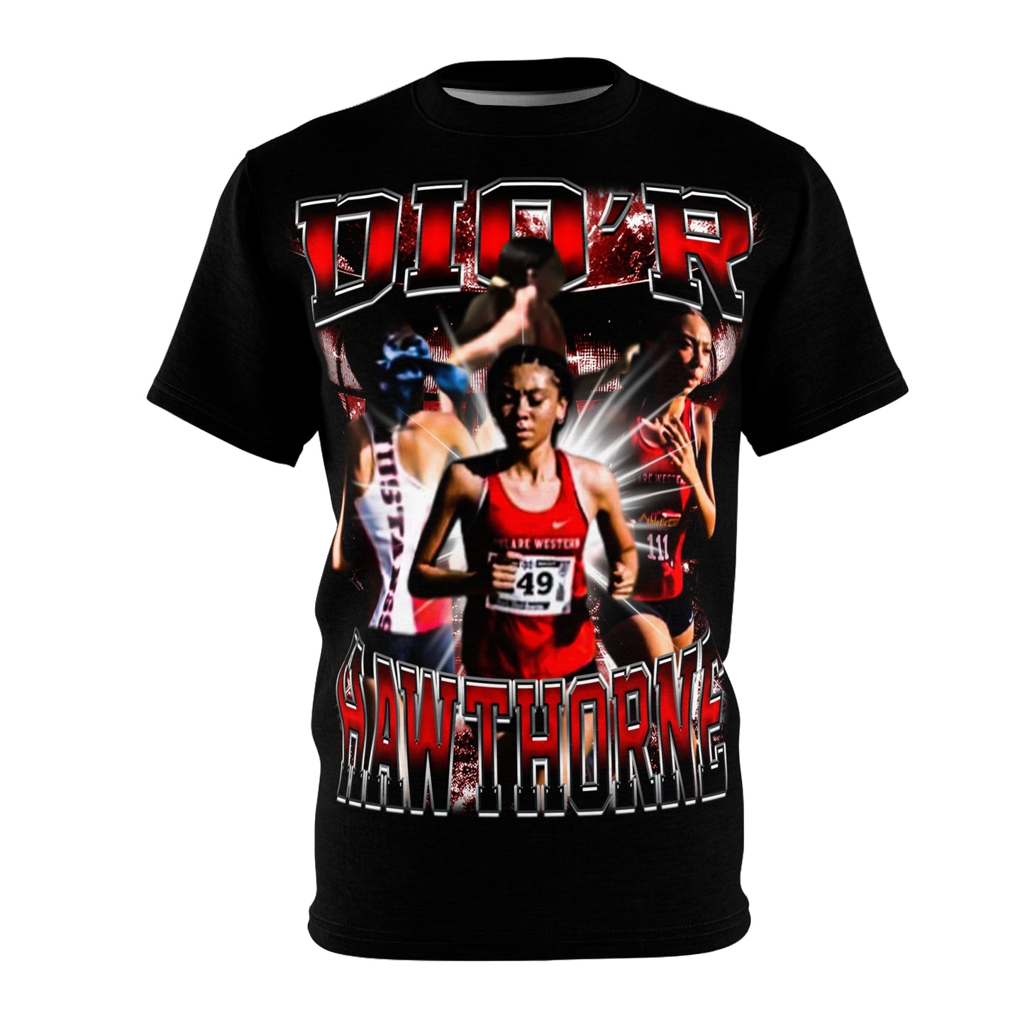 Dio'r Hawthorne Vintage Full Print Tee