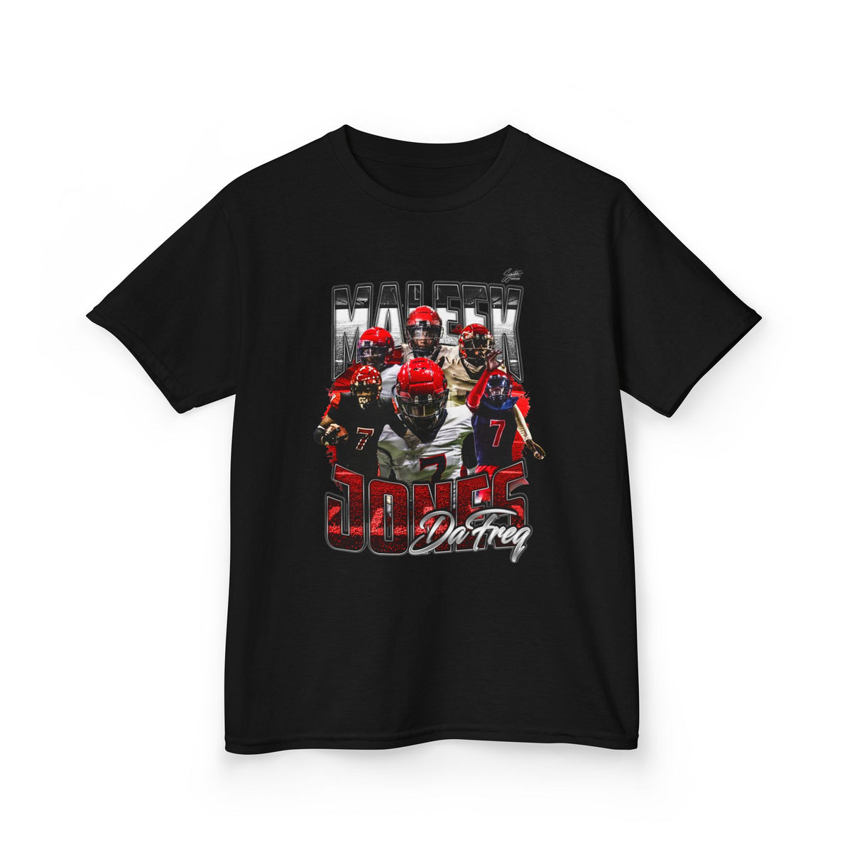 Maleek jones Youth Heavy Cotton Tee