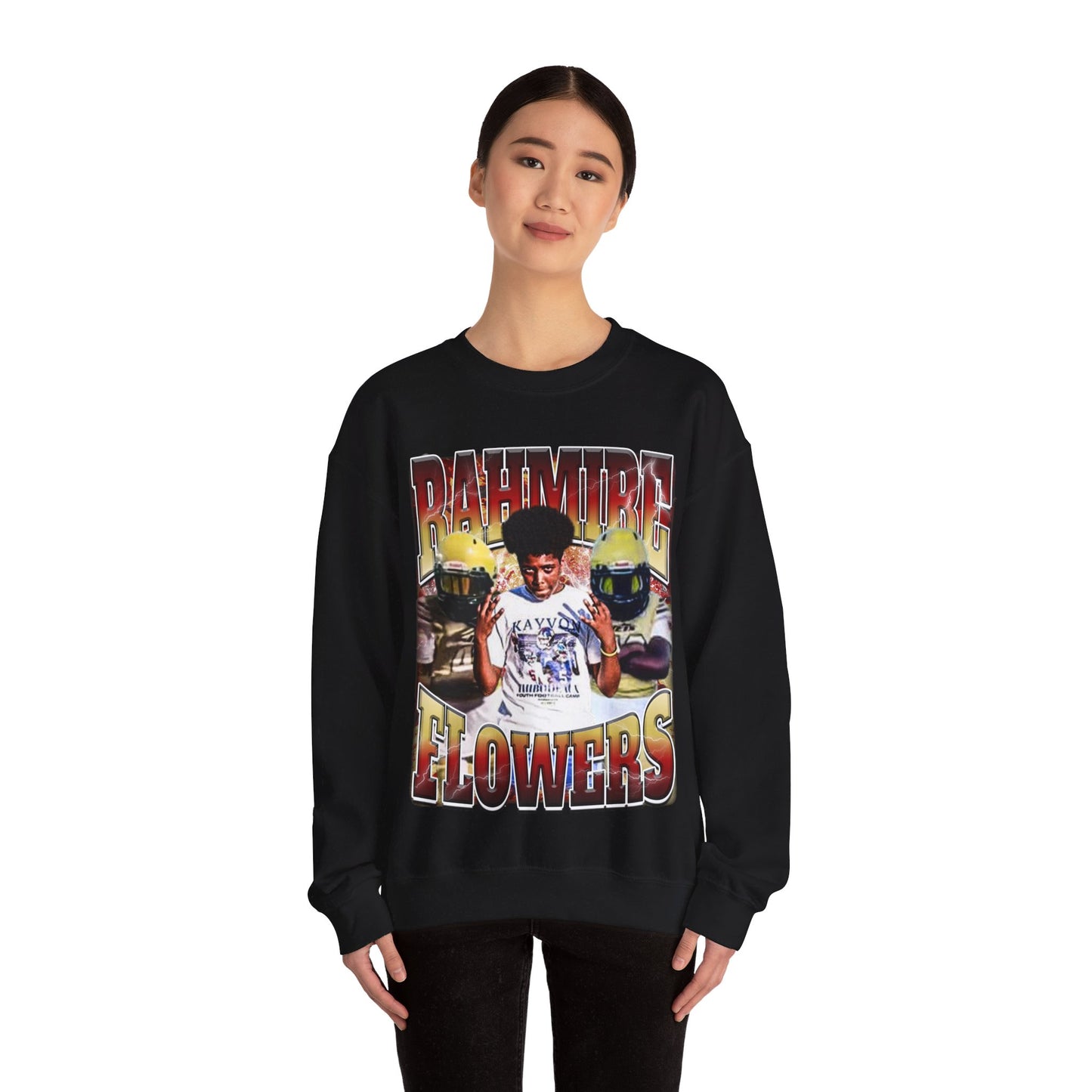 Rahmire Flowers Crewneck Sweatshirt