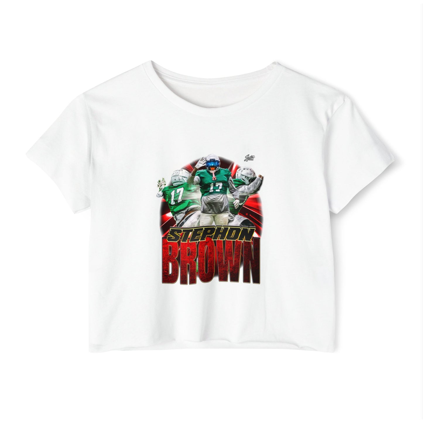 stephon brown Crop Top