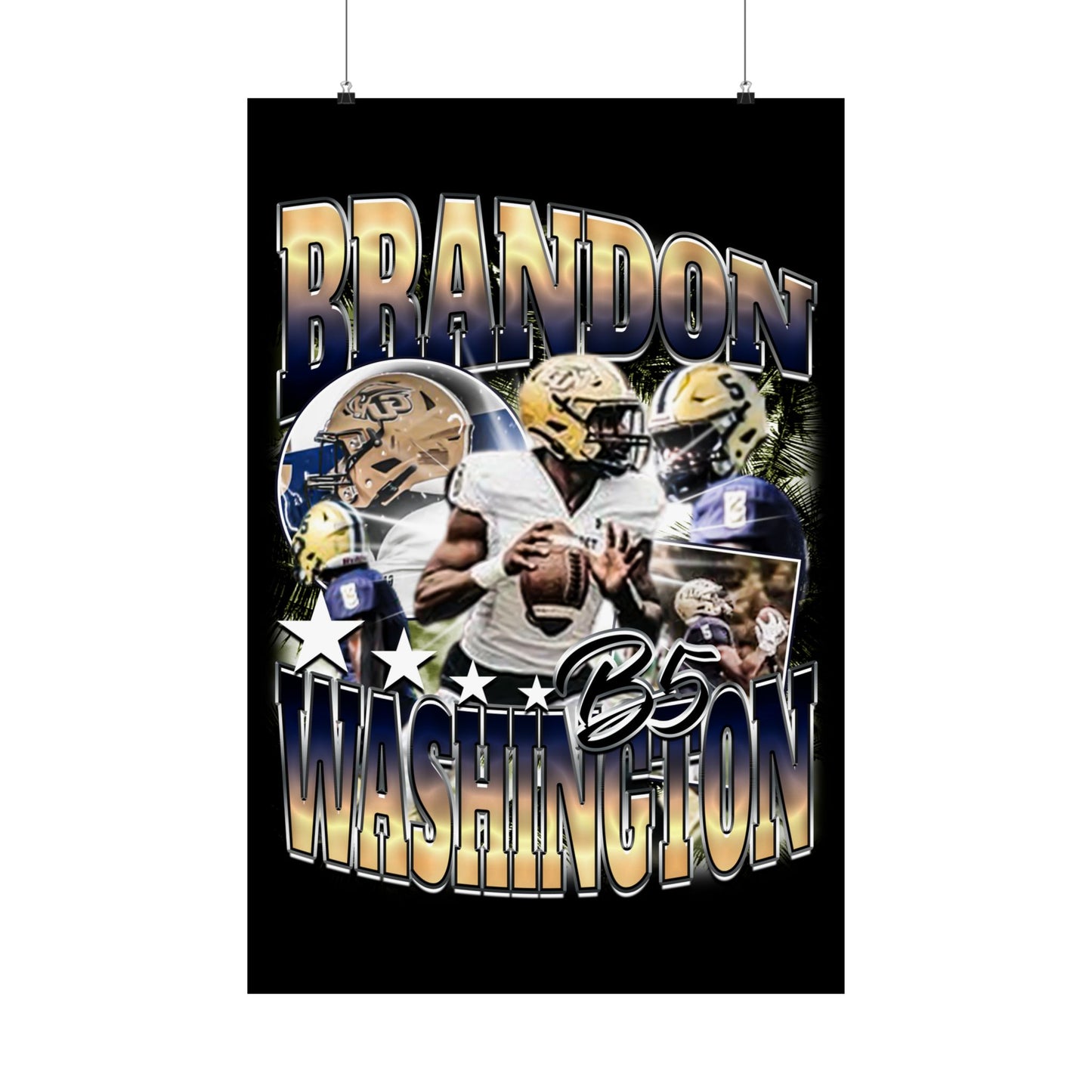 Brandon Washington Poster 24" x 36"