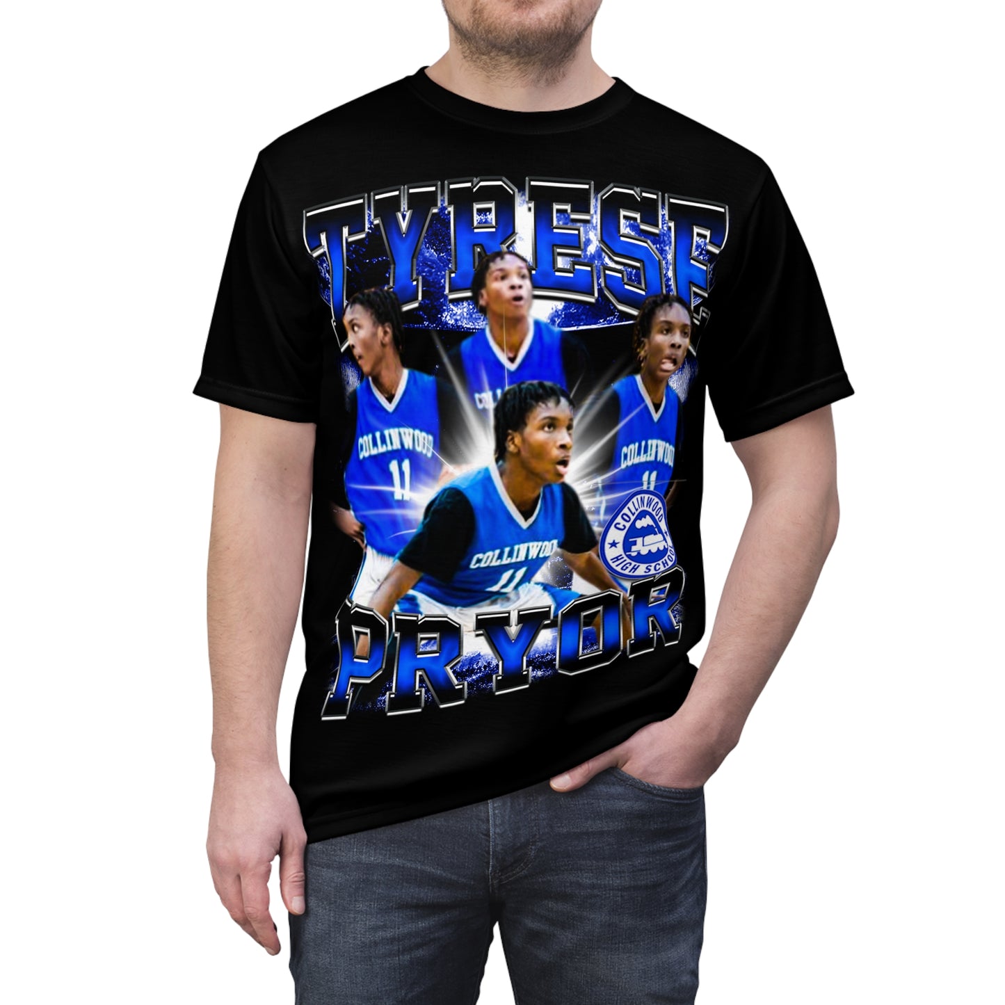 Tyrese Pryor Vintage Full Print Tee