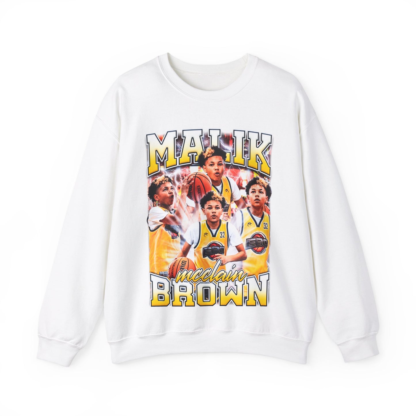 Malik Brown Crewneck Sweatshirt