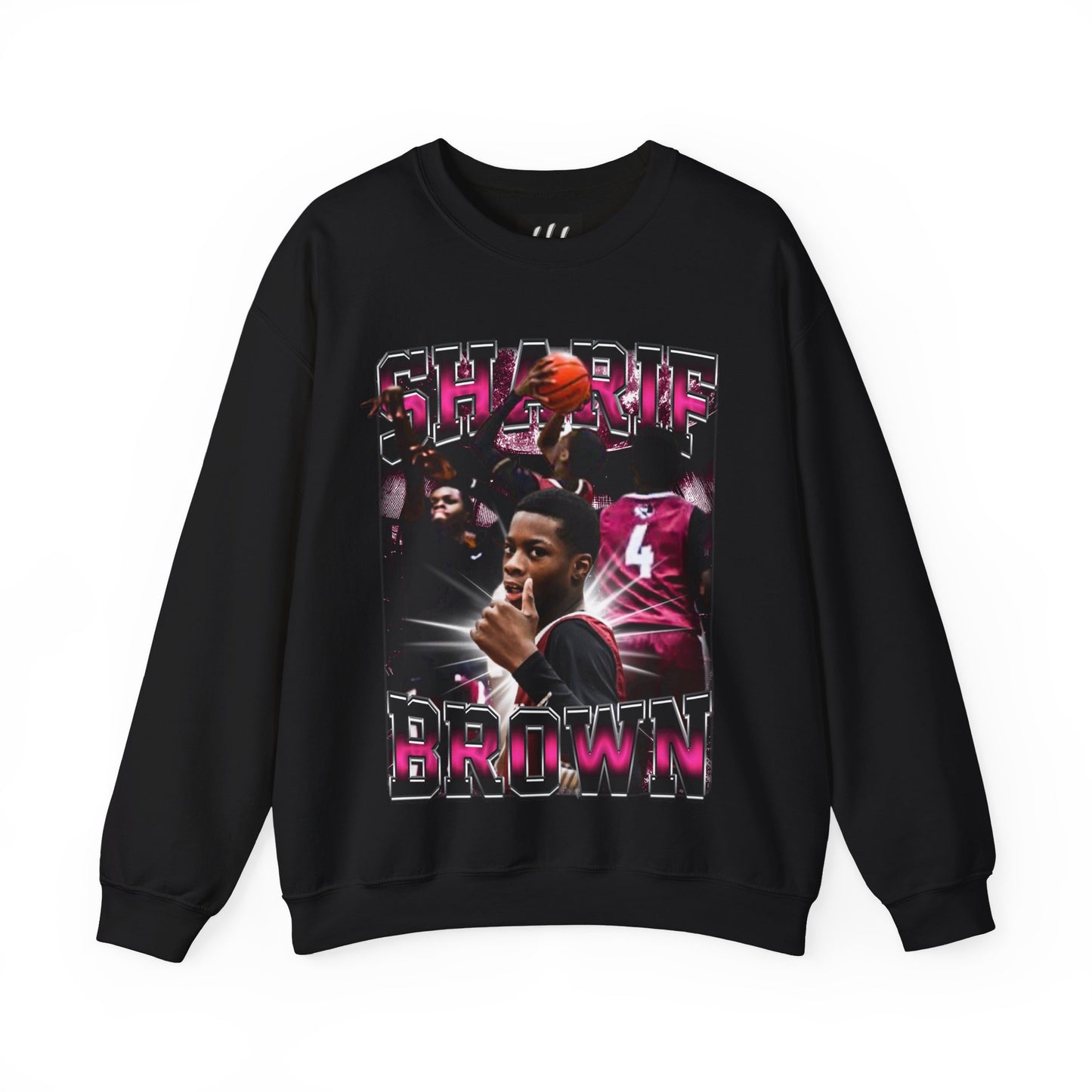 Sharif Brown Crewneck Sweatshirt