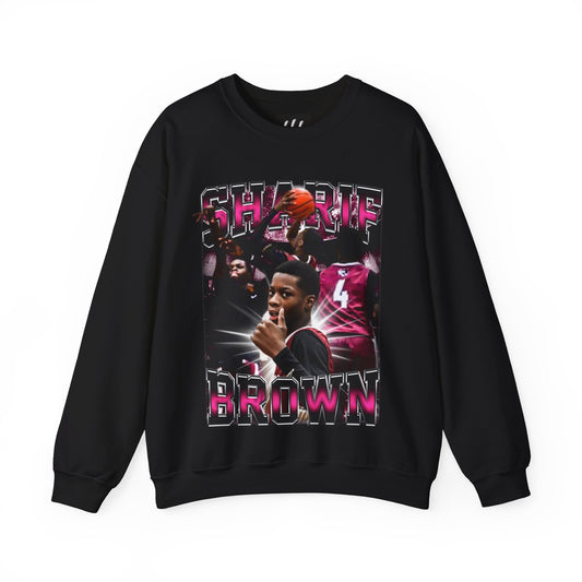 Sharif Brown Crewneck Sweatshirt