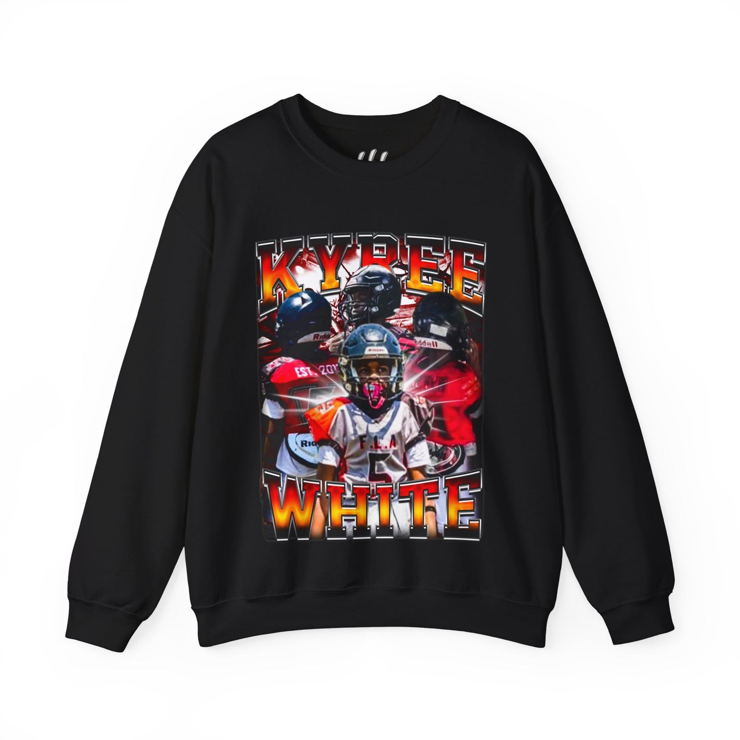 Kyree White Crewneck Sweatshirt