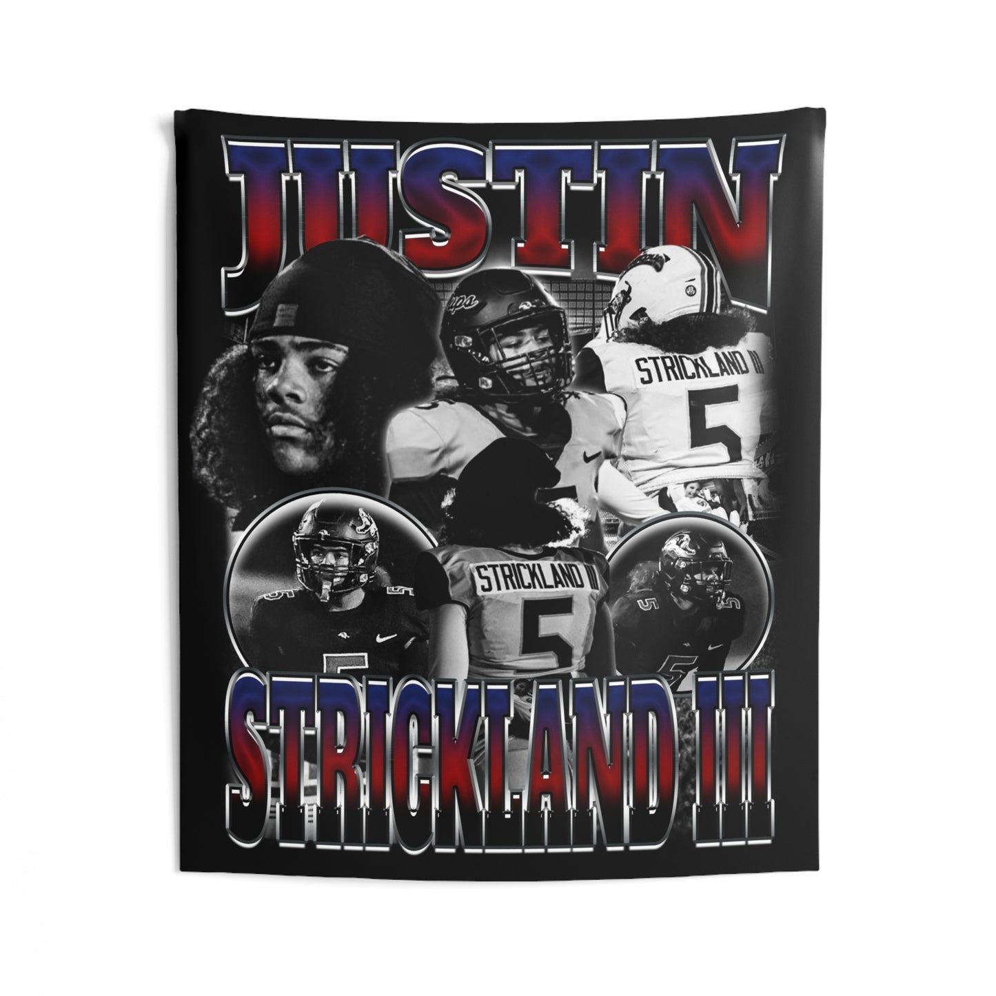 Justin Strickland III Tapestry 50” x 60”