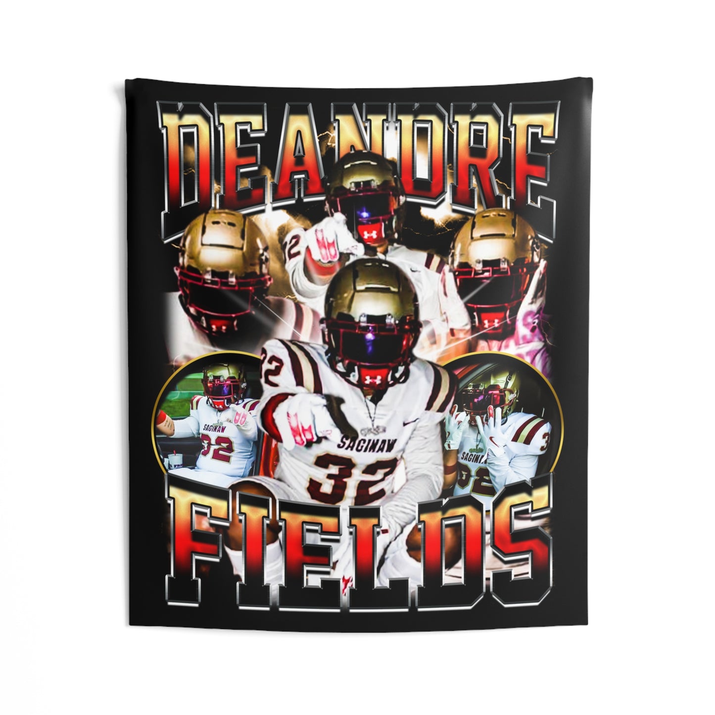 Deandre Fields Tapestry 50” x 60”