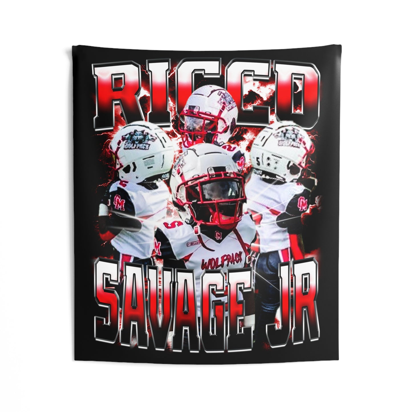 Ricco Savage Jr Tapestry 50” x 60”