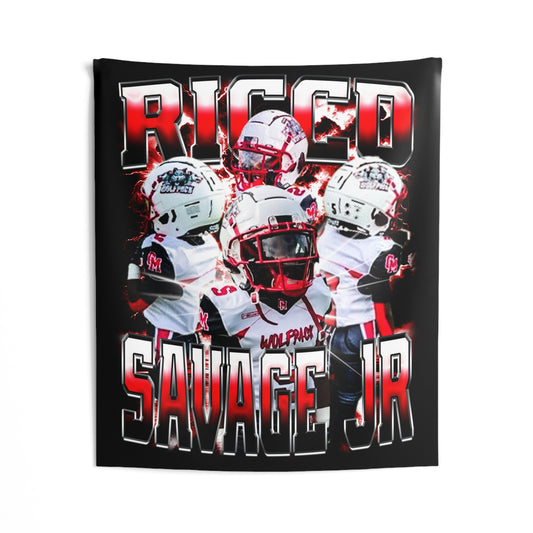 Ricco Savage Jr Tapestry 50” x 60”