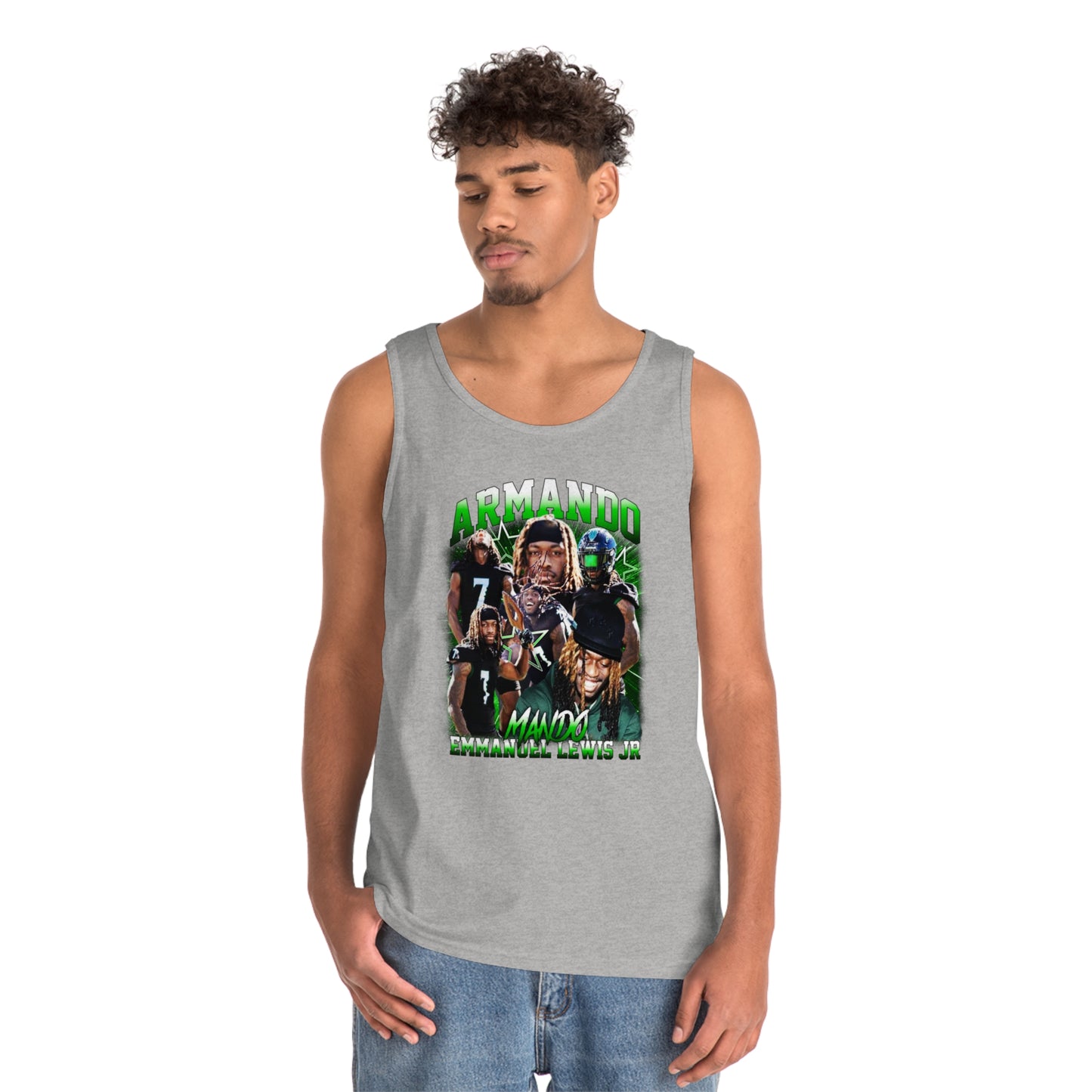 Armando Emmanuel Lewis Jr Heavy Cotton Tank Top