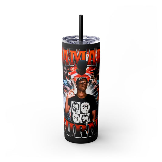 Damari Burns Stainless Steal Tumbler